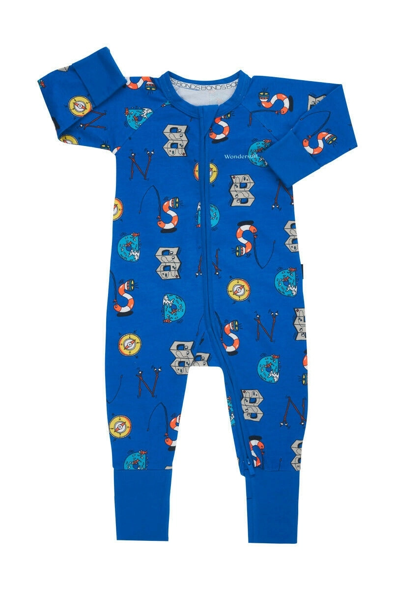 Bonds Baby Wondersuit Zippy Printed Baby Long Sleevepyjamas Sleep