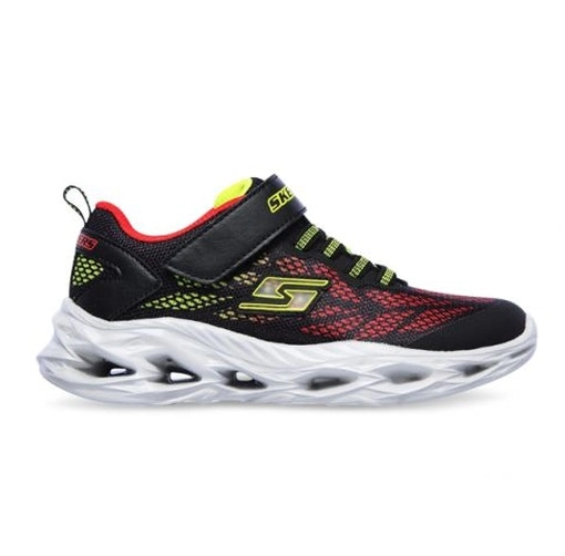 Kids Skechers Vortex Flash - Black/Red Infant Boys Sneakers