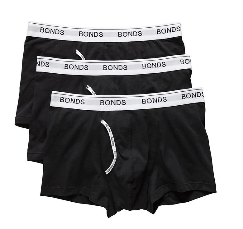 15 X Bonds Guyfront Trunk Mens Underwear Undies Black/White