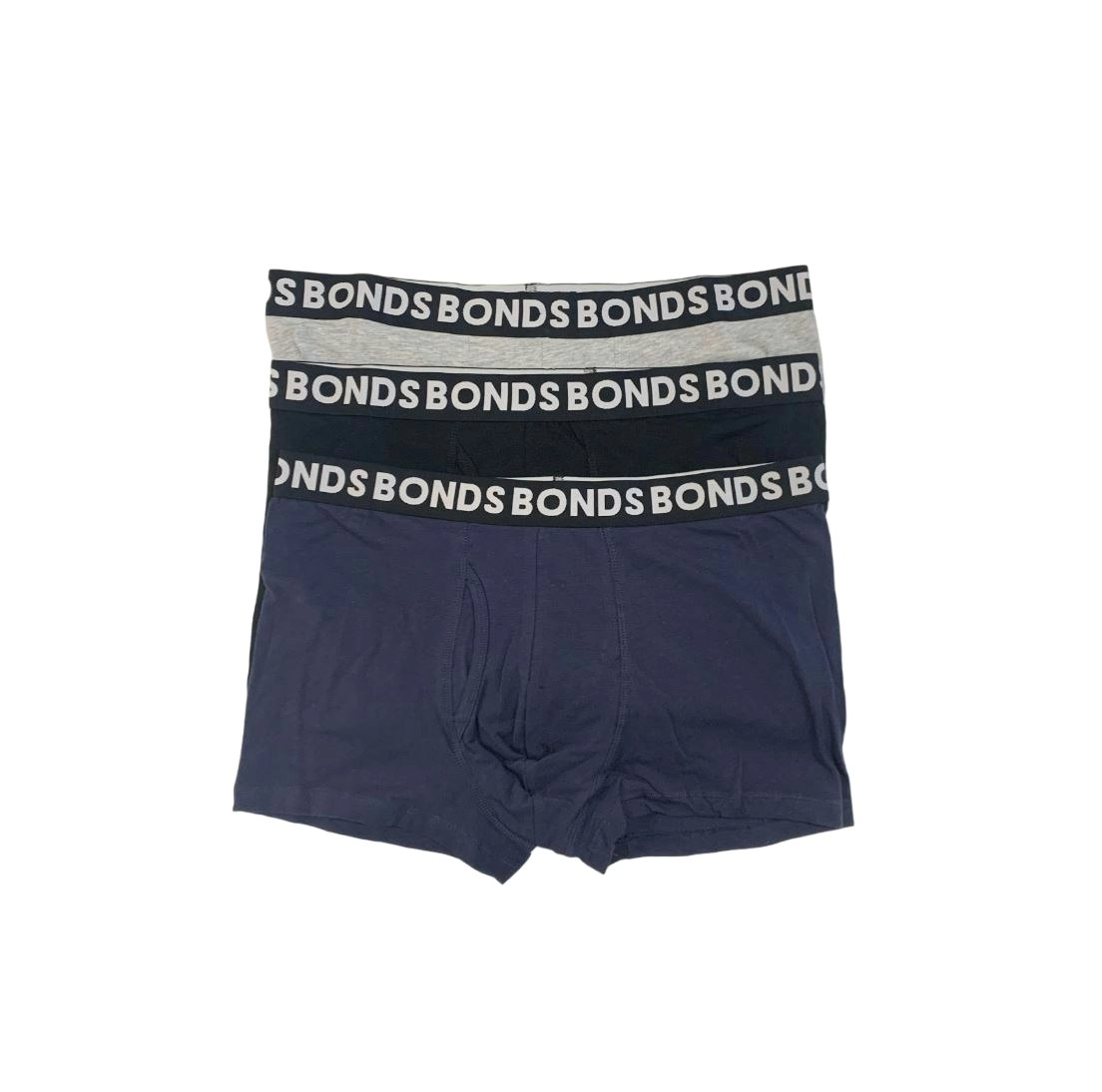 18 X Bonds Mens Everyday Trunk Underwear Grey / Black / Blue Undies