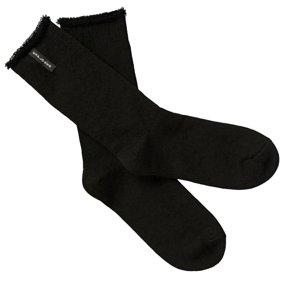 6 x Mens Bonds Explorer Original Crew Wool Blend Black Socks