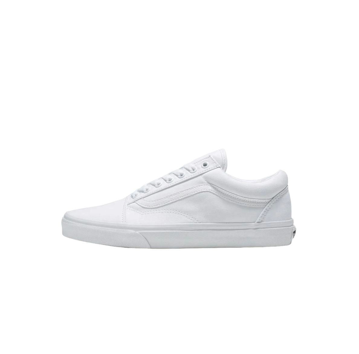 Unisex Vans Old Skool True White Lace Up Shoes