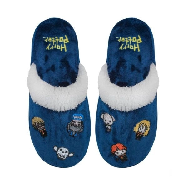 5 x Mens Womens Harry Potter Starry Night Kawaii Slippers Dark Blue