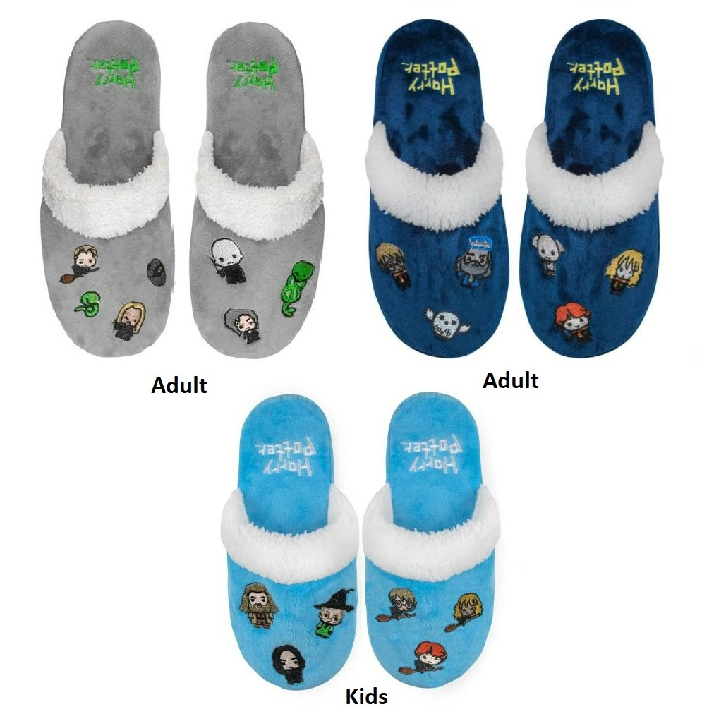 2 Pairs Unisex Adults/Kids Harry Potter Kawaii Slippers