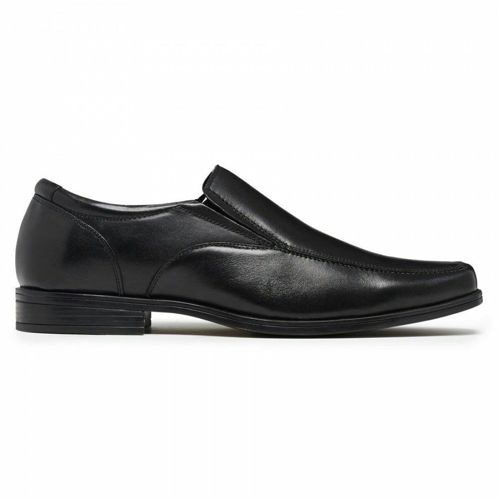 Mens Julius Marlow London Black Leather Work Slip On Formal Dress Shoes