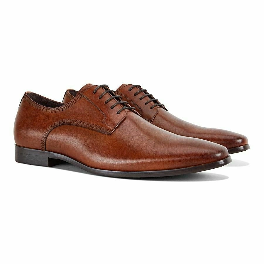 Mens Julius Marlow Jaunt Cognac Lace Up Dress Formal Shoes