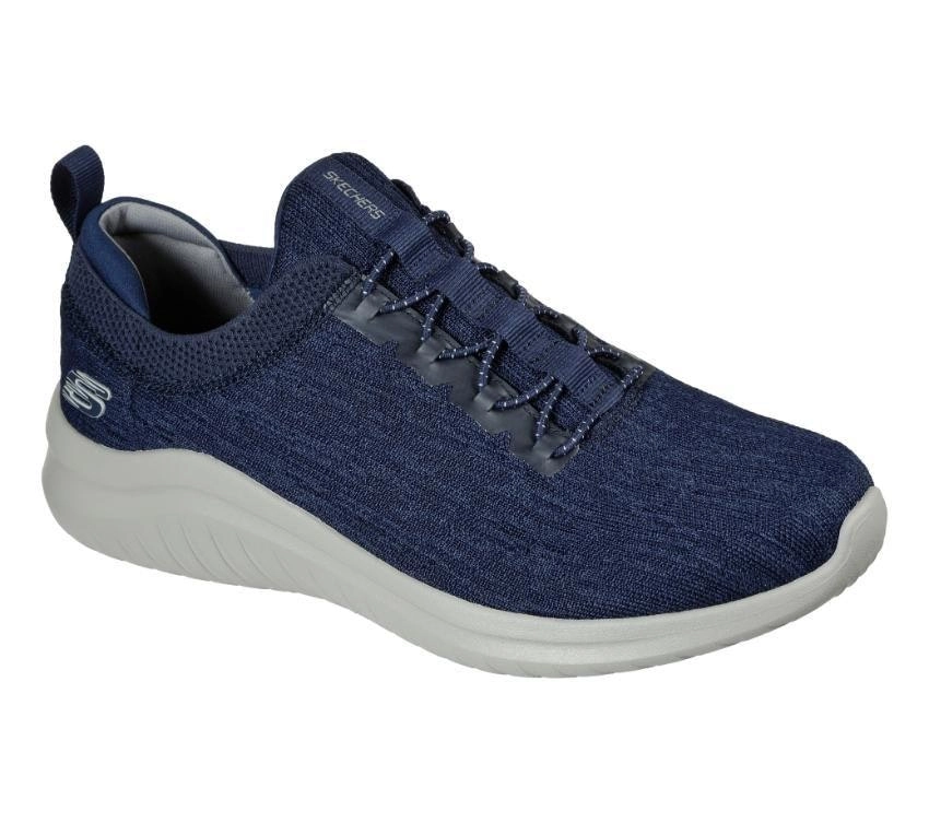 Mens Skechers Ultra Flex 2.0 - Cryptic Navy Slip On Shoes