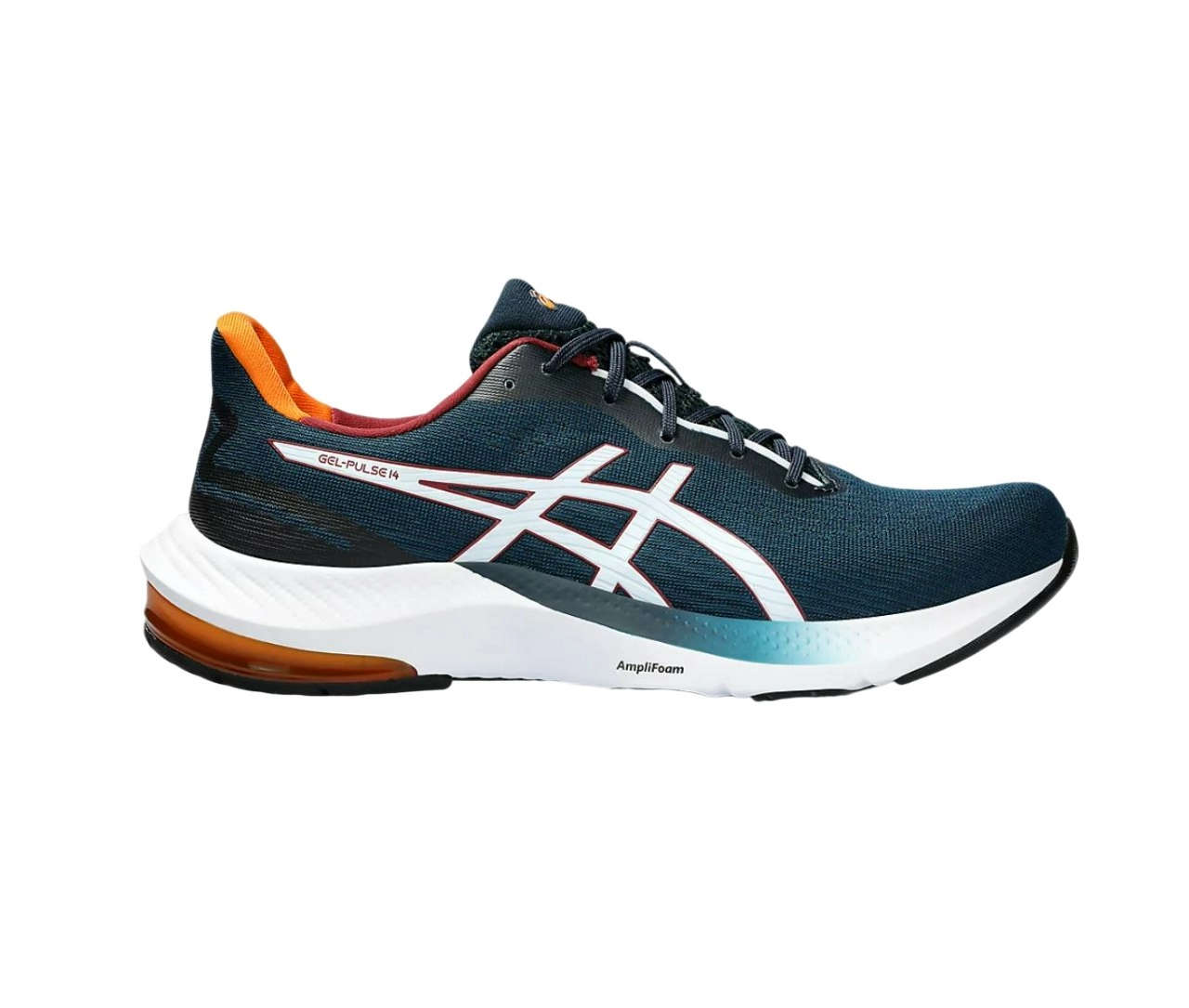 Mens Asics Gel-Pulse 14 Mako Blue/ White Athletic Running Shoes