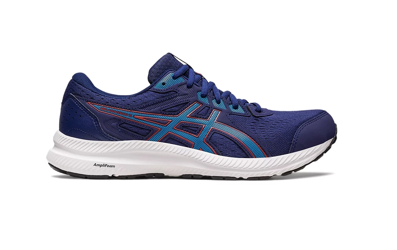 Mens Asics Gel-Contend 8 Indigo Blue/Island Blue Athletic Running Shoes