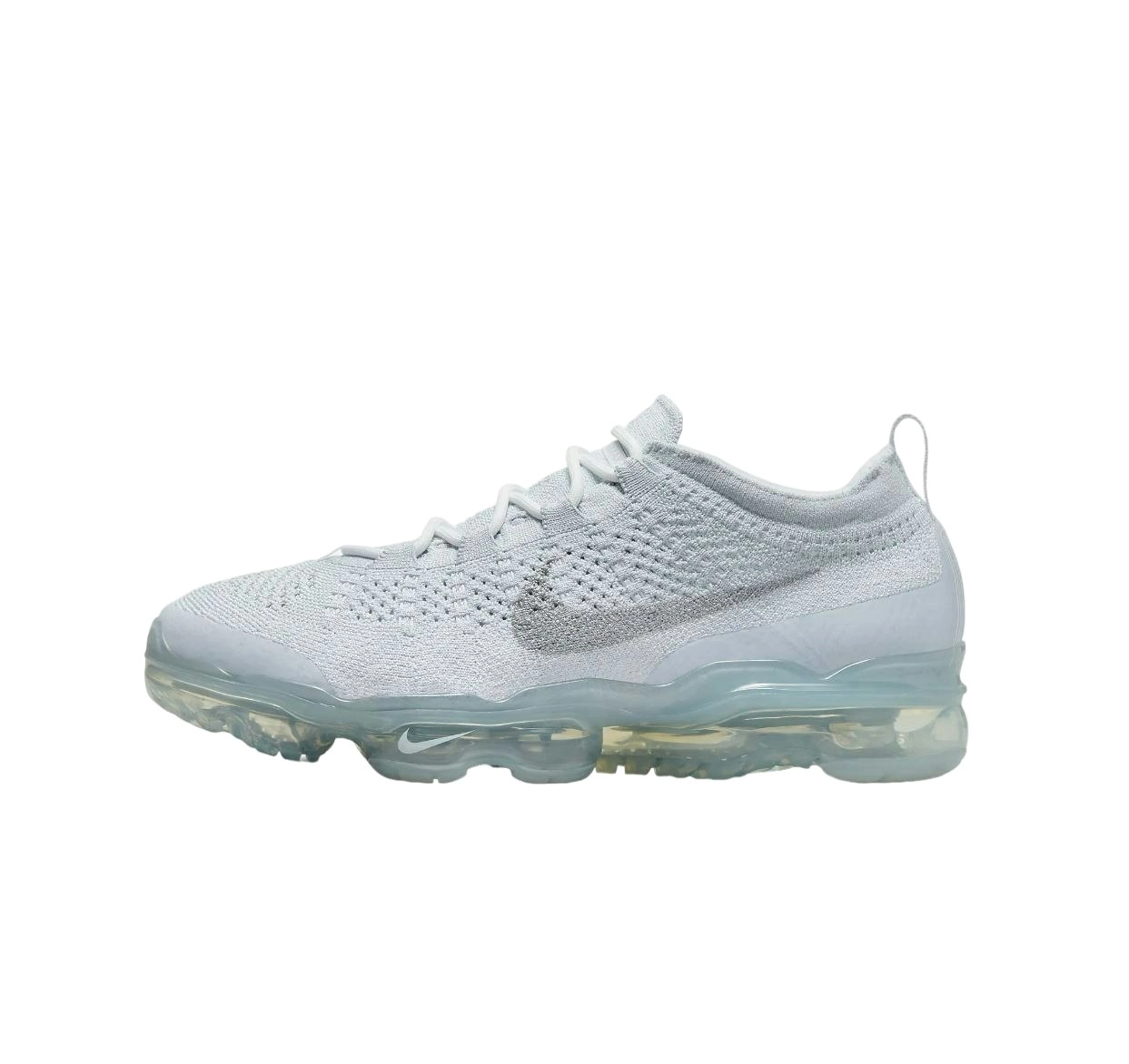 Mens Nike Air Vapormax Flyknit Next Nature Pure Platinum Athletic Shoes