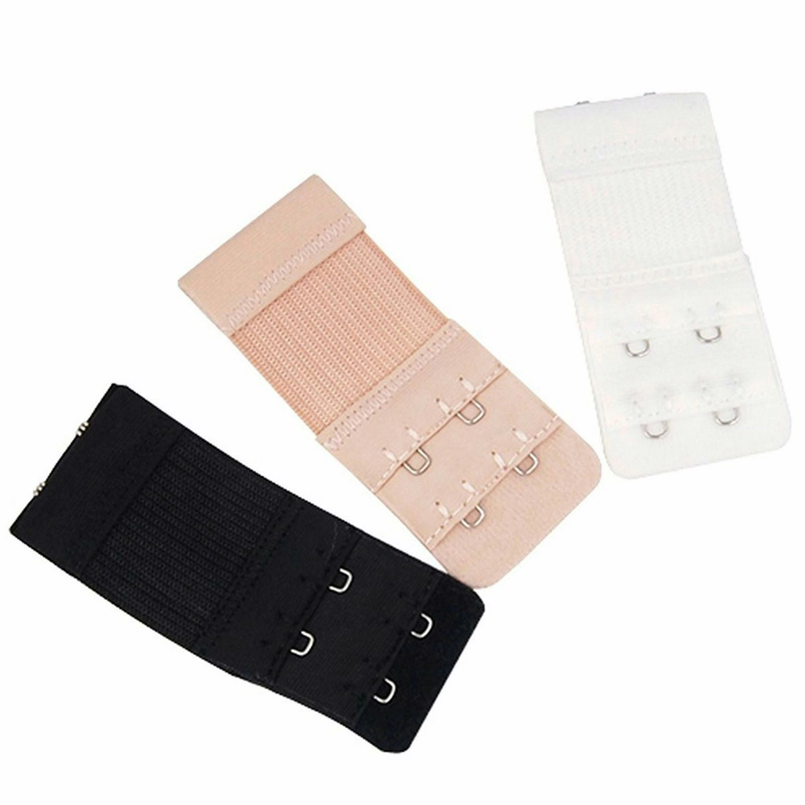 New 2 Hooks Ladies Bra Extender Clip On Strap Women Bra Extension Nude Maternity