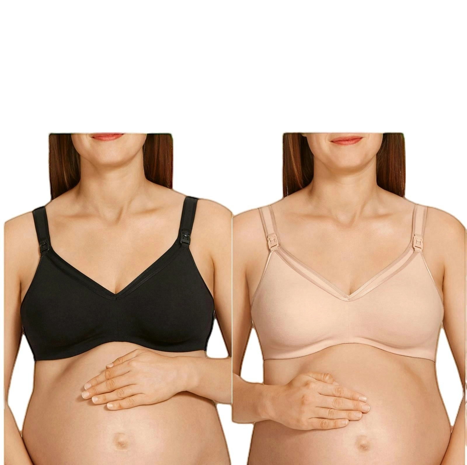 2 x Berlei Barely There Maternity Bra Non Contour Yywm