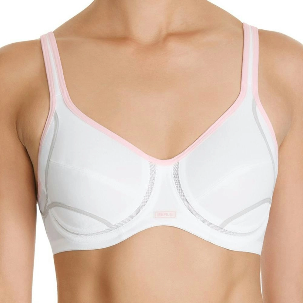 Berlei Electrify Bra Underwire Sports Womens Ladies Gym Size White