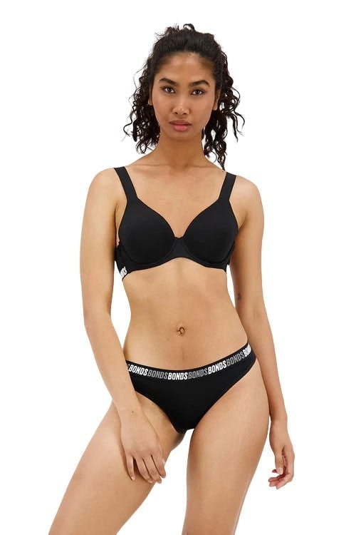 10 x Womens Bonds X-Temp Air Bikini Underwear Black