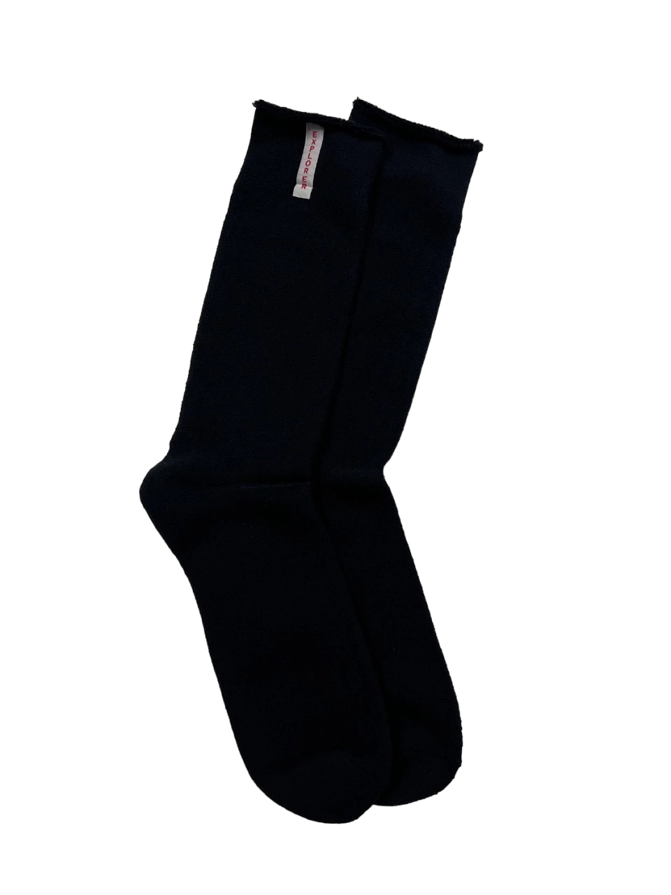 3 x Womens Explorer Lightweight Cotton Crew Ladies Socks Black