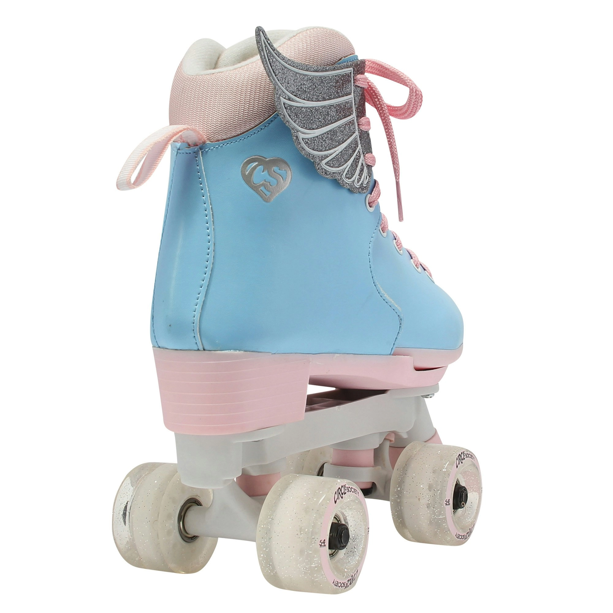 Circle Society Adjustable Kids Quad Roller Skates - Cotton Candy