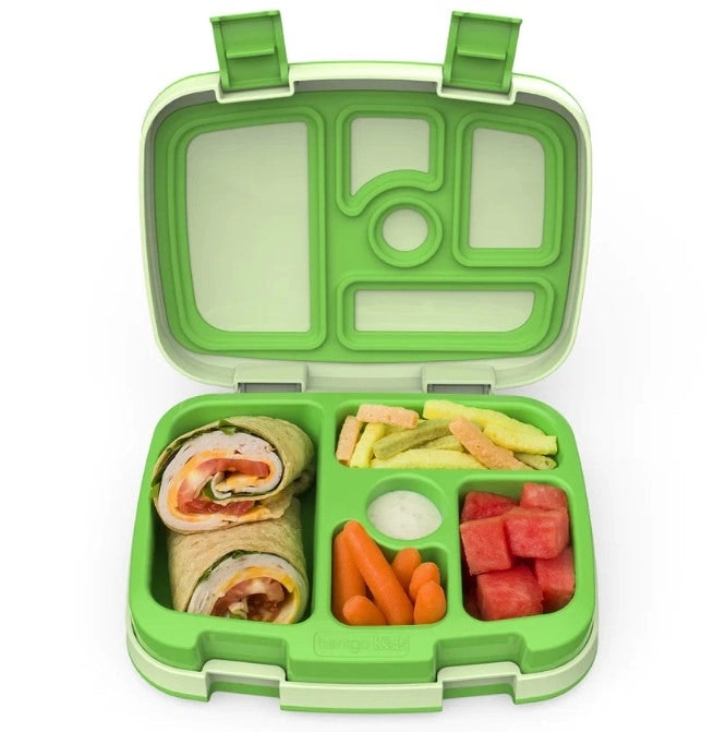 Bentgo Kids Lunch Box Container Storage Green