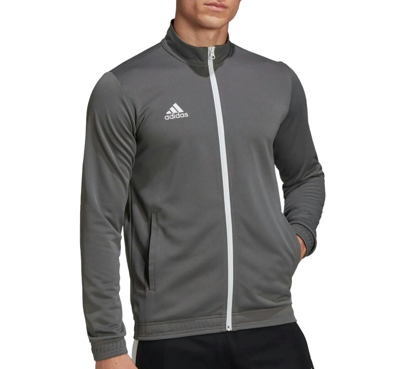 3 x Adidas Mens Entrada 22 Track Top Grey/White Football Jacket