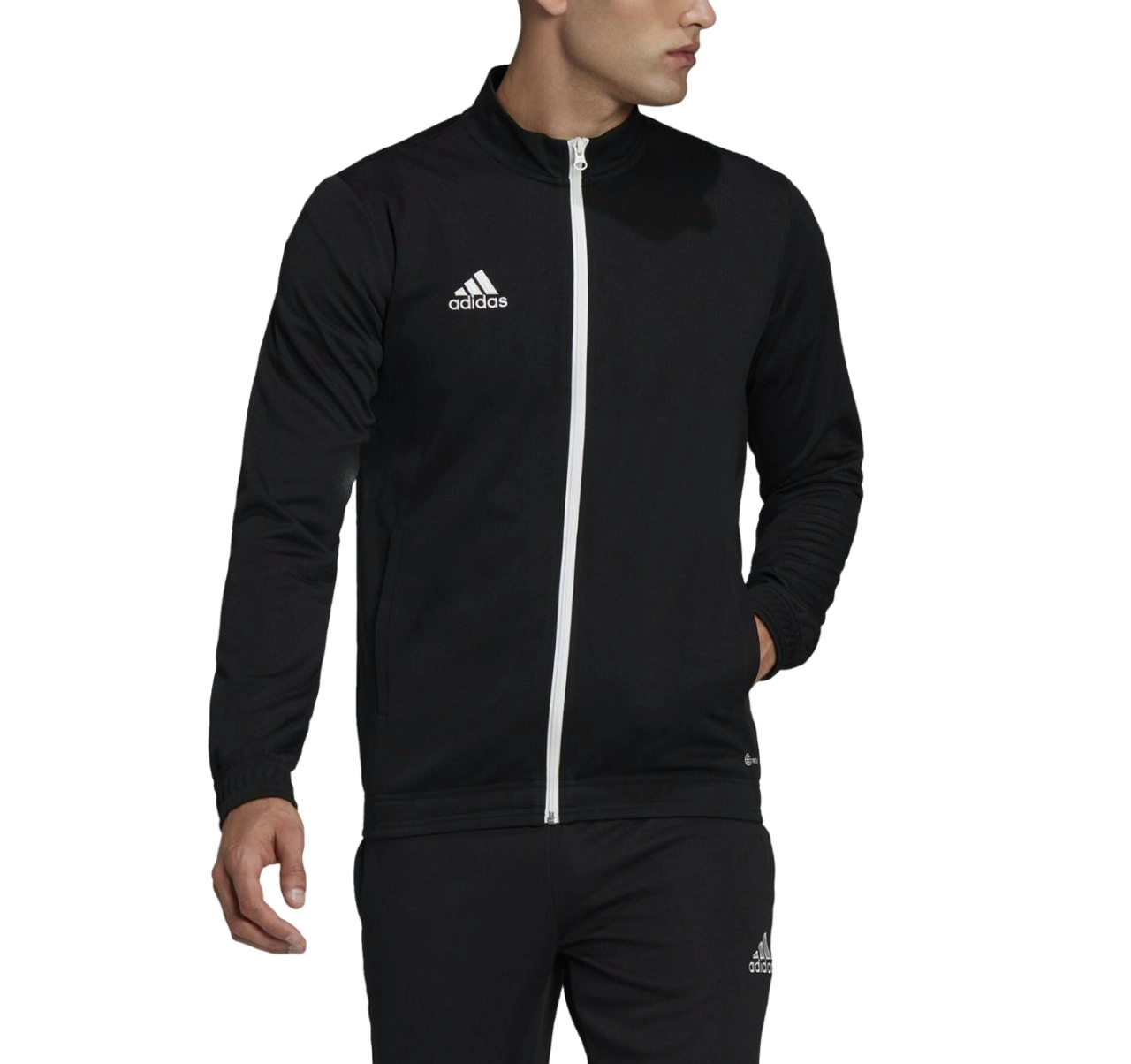 5 x Adidas Mens Entrada 22 Track Top Black/White Football Jacket