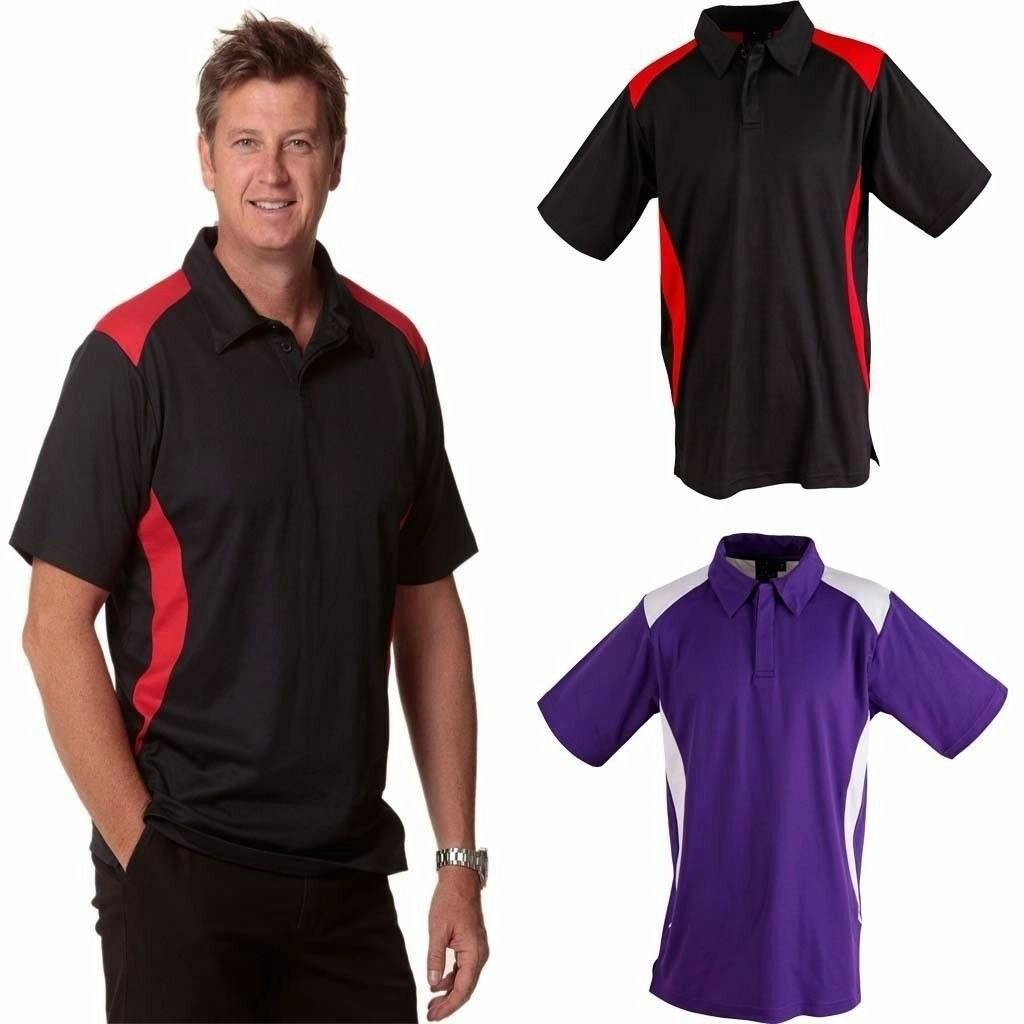 New Mens Truedry Winner Short Sleeve Work Casual Polo Sports Tshirt Top Shirt