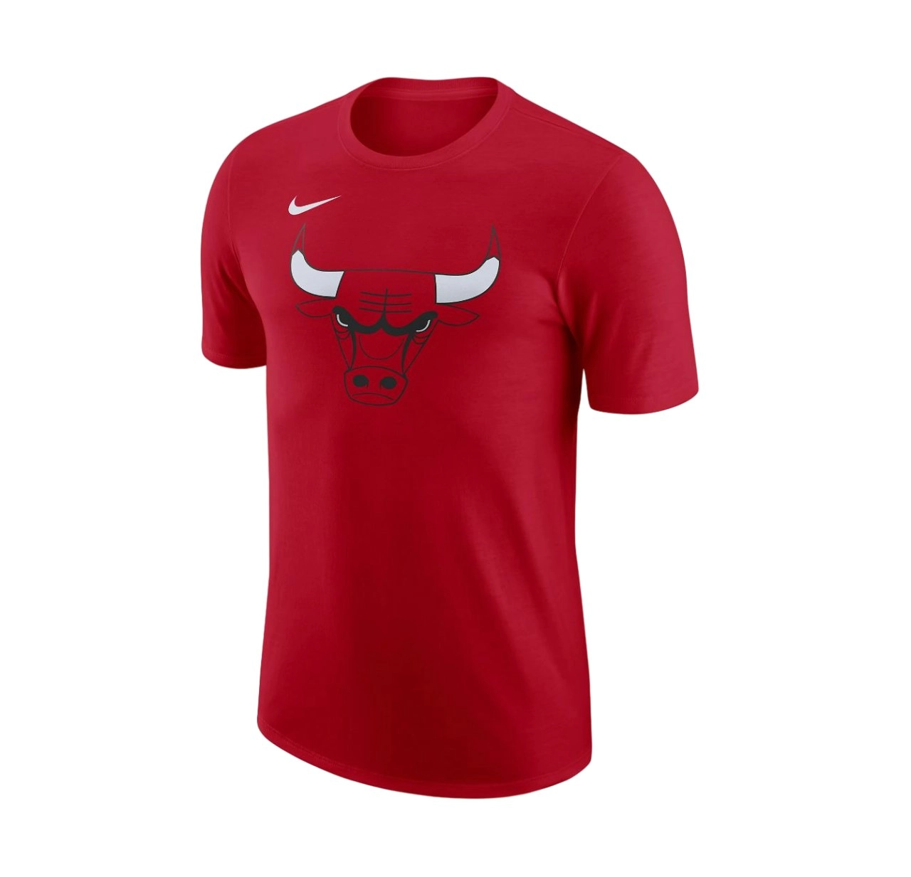 Mens Nike Nba Chicago Bulls Logo Essential Red Short Sleeve T-Shirt