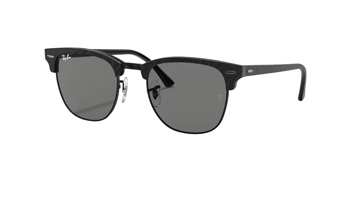 Mens Ray Ban Sunglasses Rb3016 Clubmaster Marble Black/ Dark Grey Sunnies - M