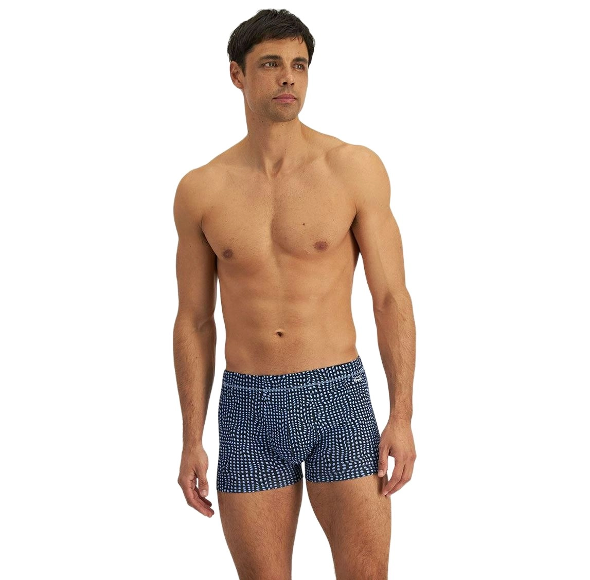 4 x Jockey Mens Skants Trunk Underwear Undies Spotted Black And Blue