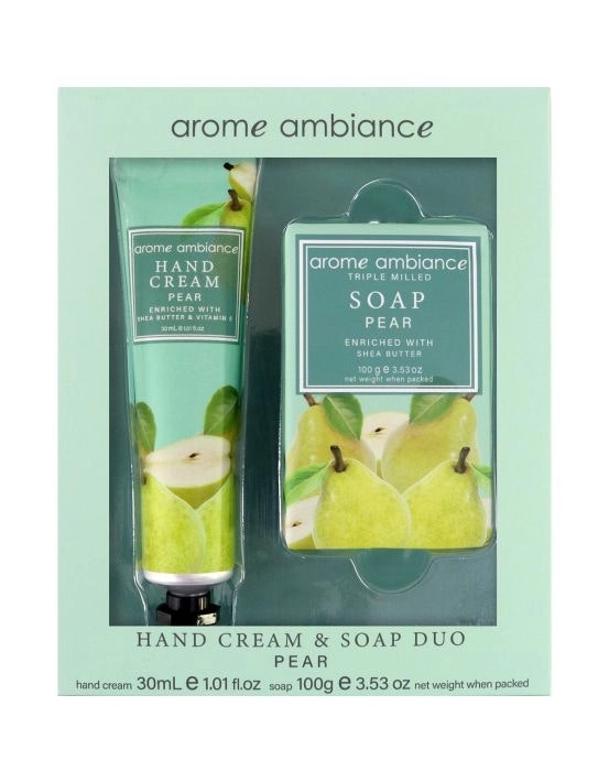 Arome Ambiance Nature Hand Cream & Soap Pear Duo