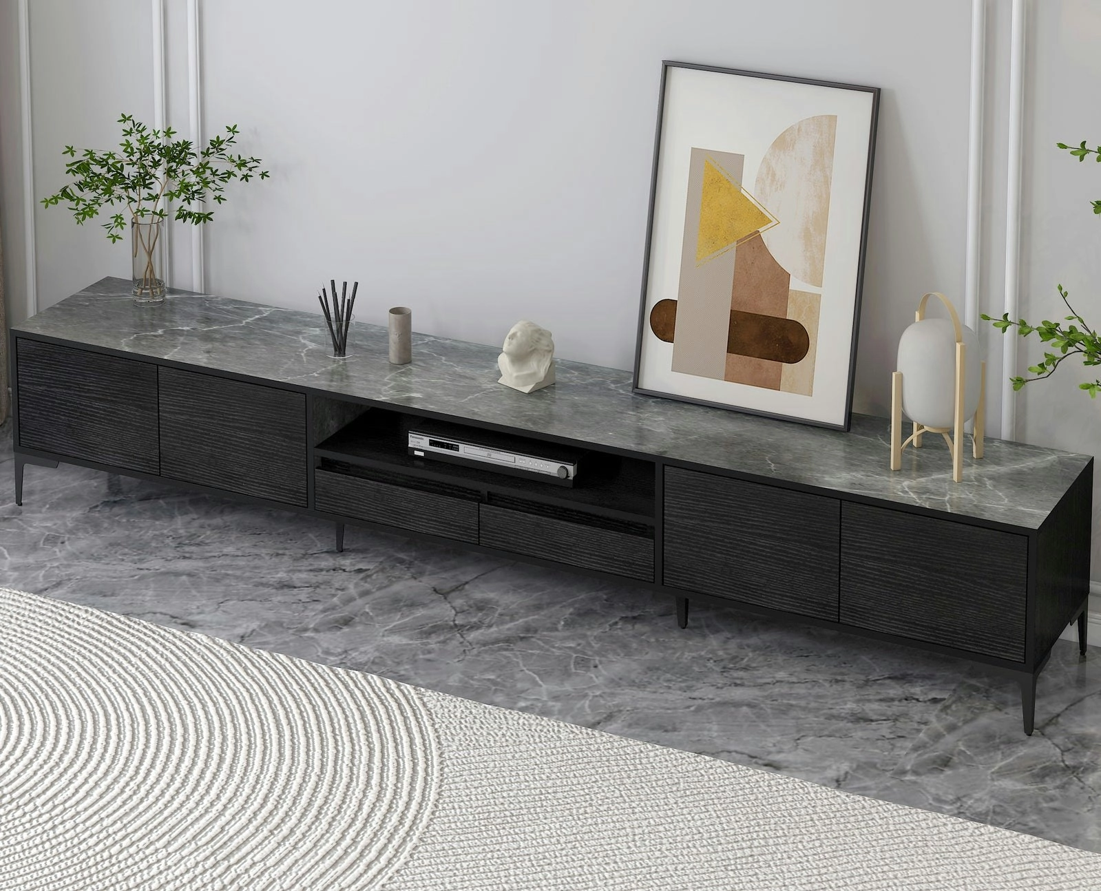 2m Minimalist TV Cabinet Entertainment Unit 200cm