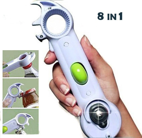 8 In 1 Kitchen Tool Can Jar Bottle Tin Opener