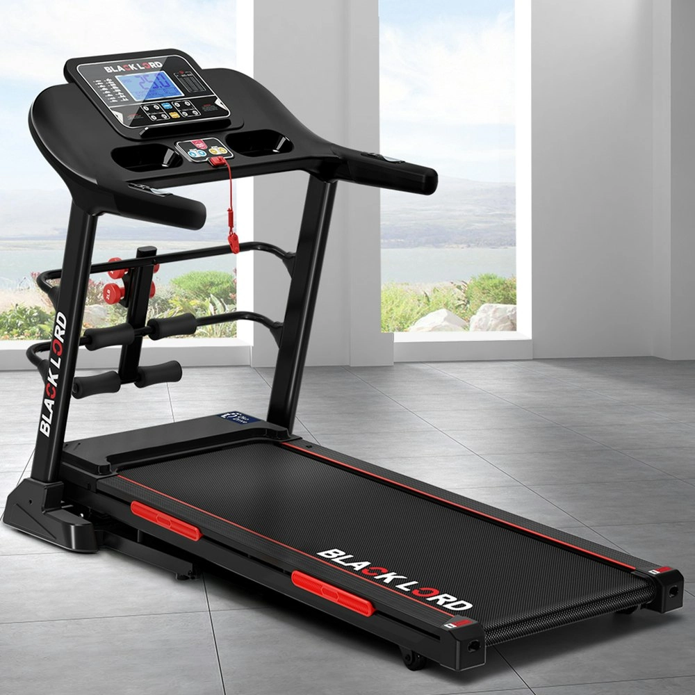 Black Lord Treadmill Electric Home Gym Exercise Running Machine Auto Incline