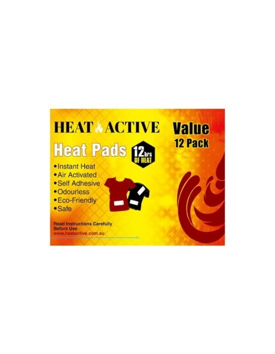 Heat Active Instant Heat Pads 12 Pack