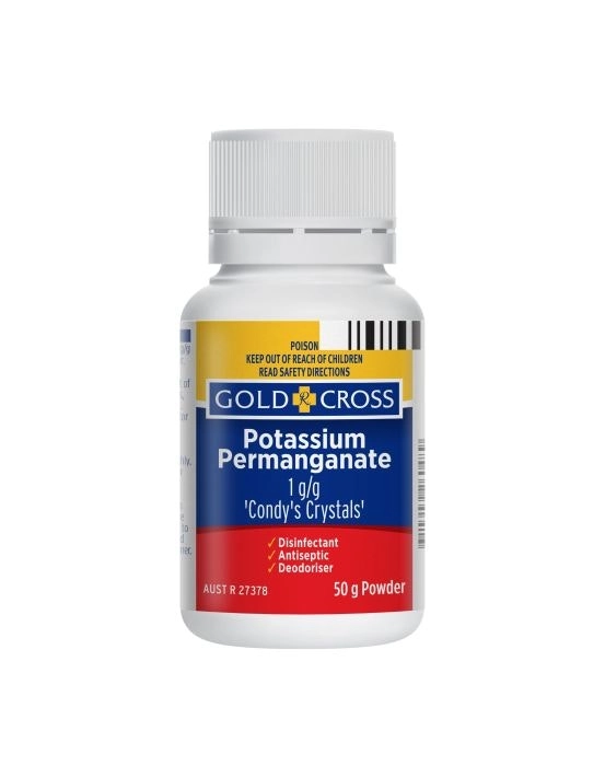 Gold Cross Potassium Permanganate 50g