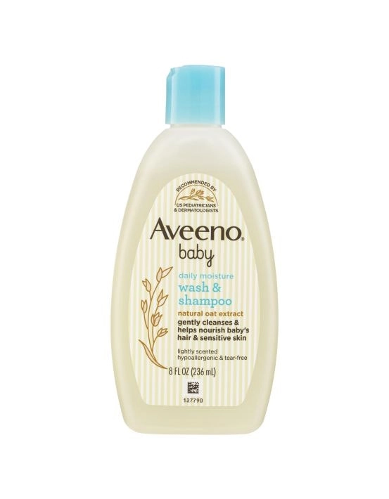 Aveeno Baby Wash & Shampoo Lightly Scented 236mL