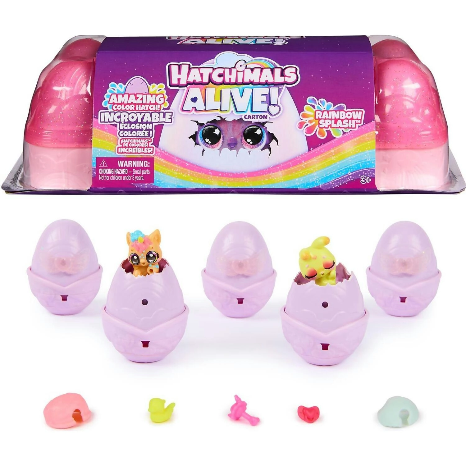 Hatchimals Alive - Rainbow Splash Egg Carton