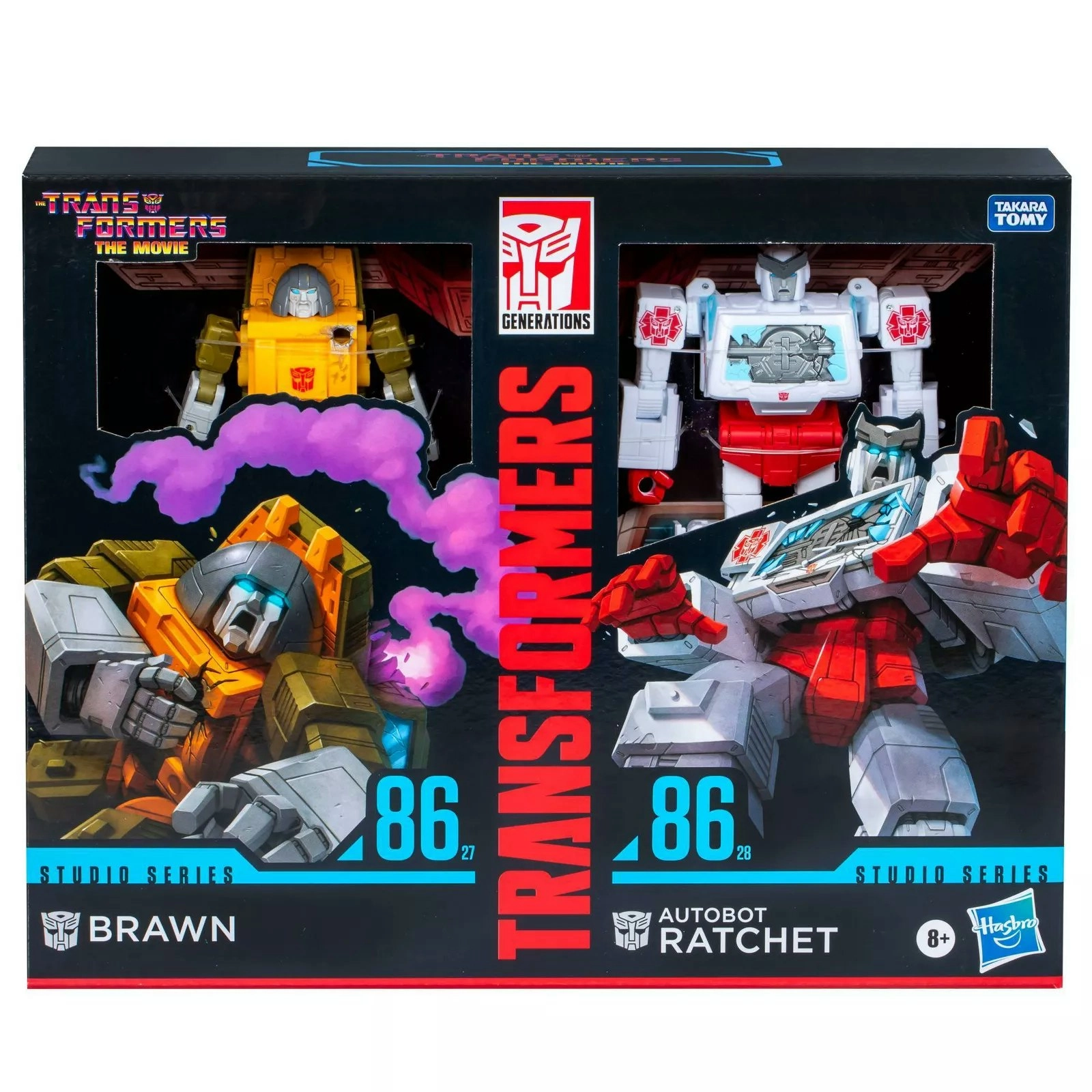 Transformers - The Movie Brawn And Autobot Ratchet Action Figure Set 2pk - Hasbro