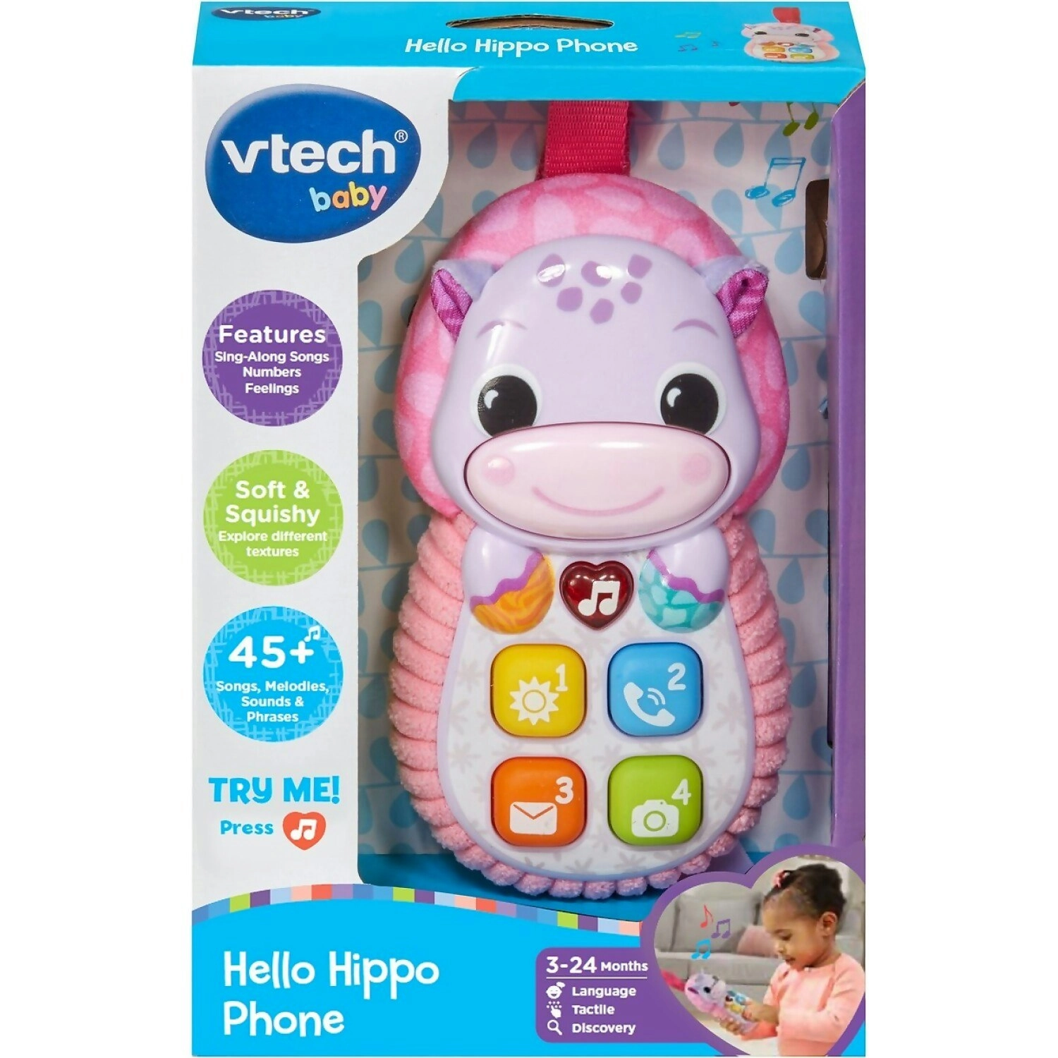 VTech - Hello Hippo Phone Pink