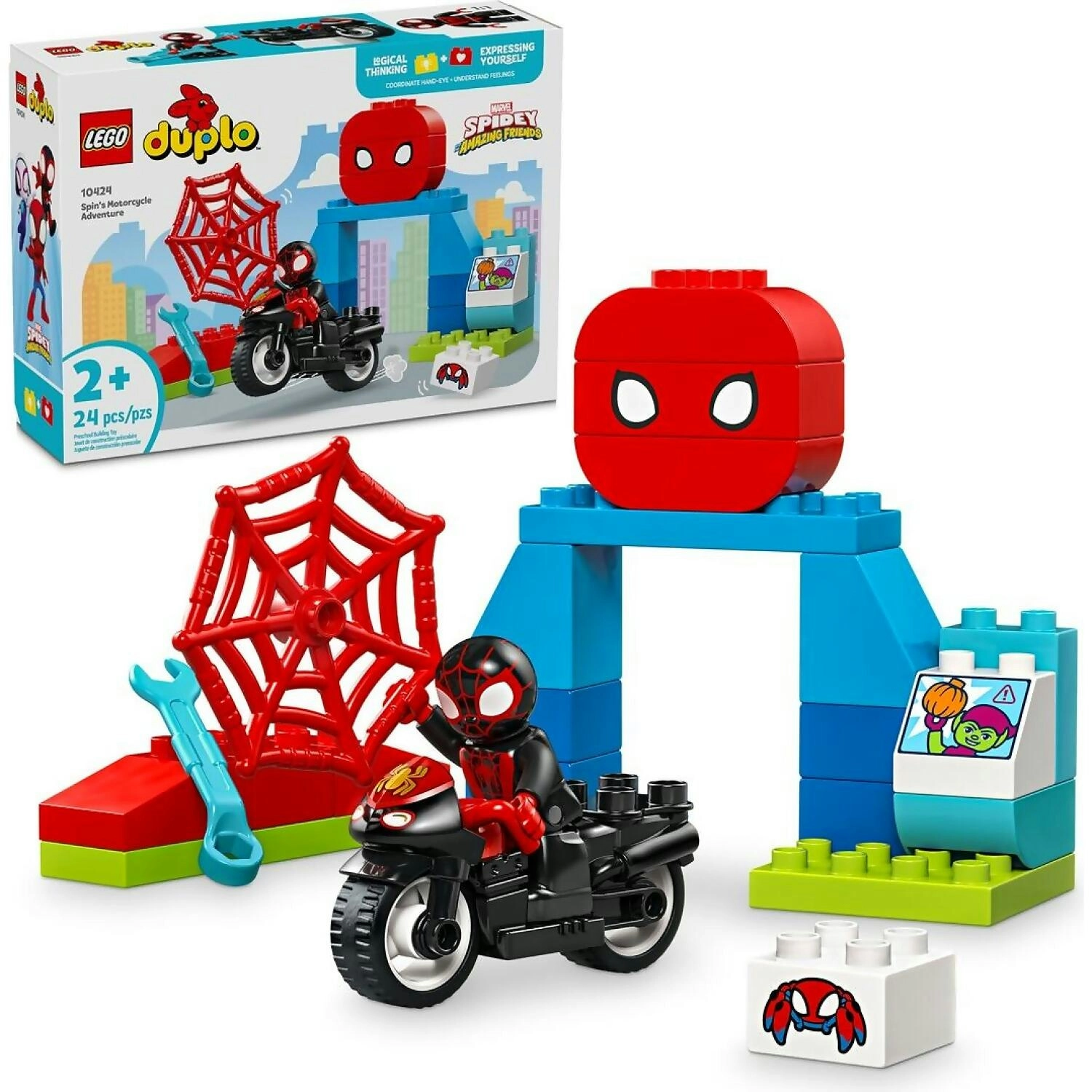 LEGO 10424 Spin's Motorcycle Adventure - Duplo