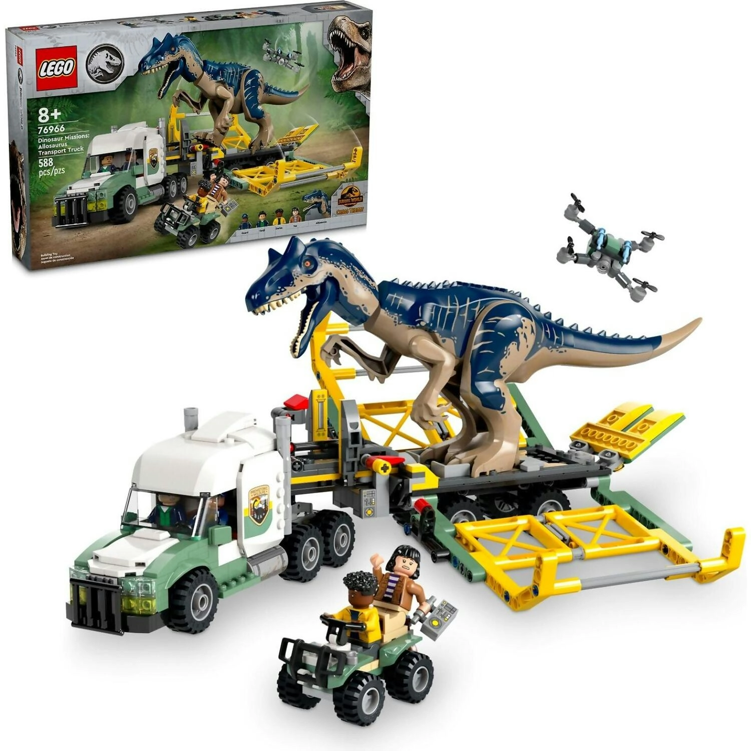 LEGO 76966 Dinosaur Missions: Allosaurus Transport Truck - Jurassic World