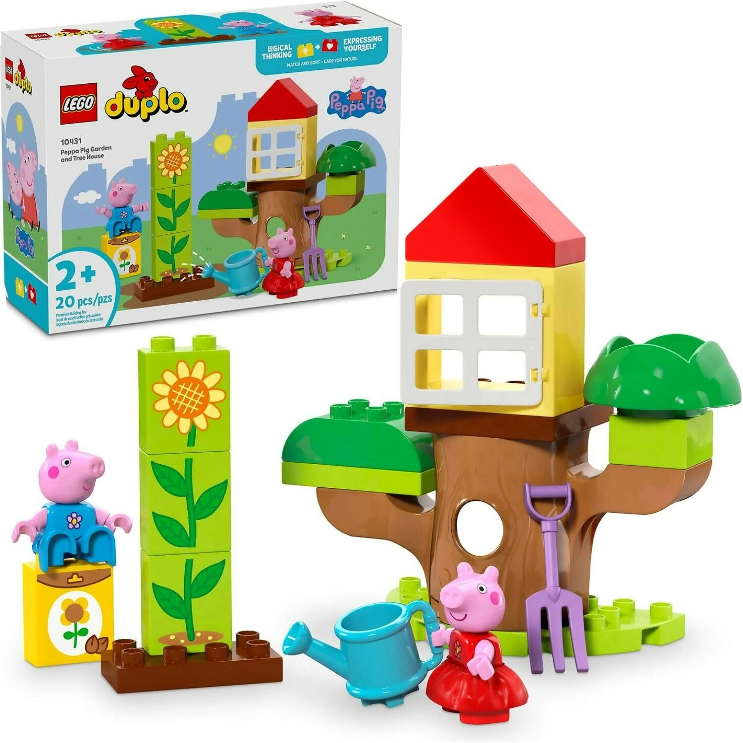 LEGO 10431 Peppa Pig Garden and Tree House - Duplo