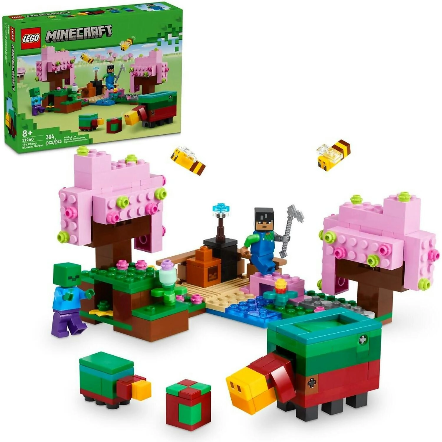 LEGO 21260 The Cherry Blossom Garden - Minecraft