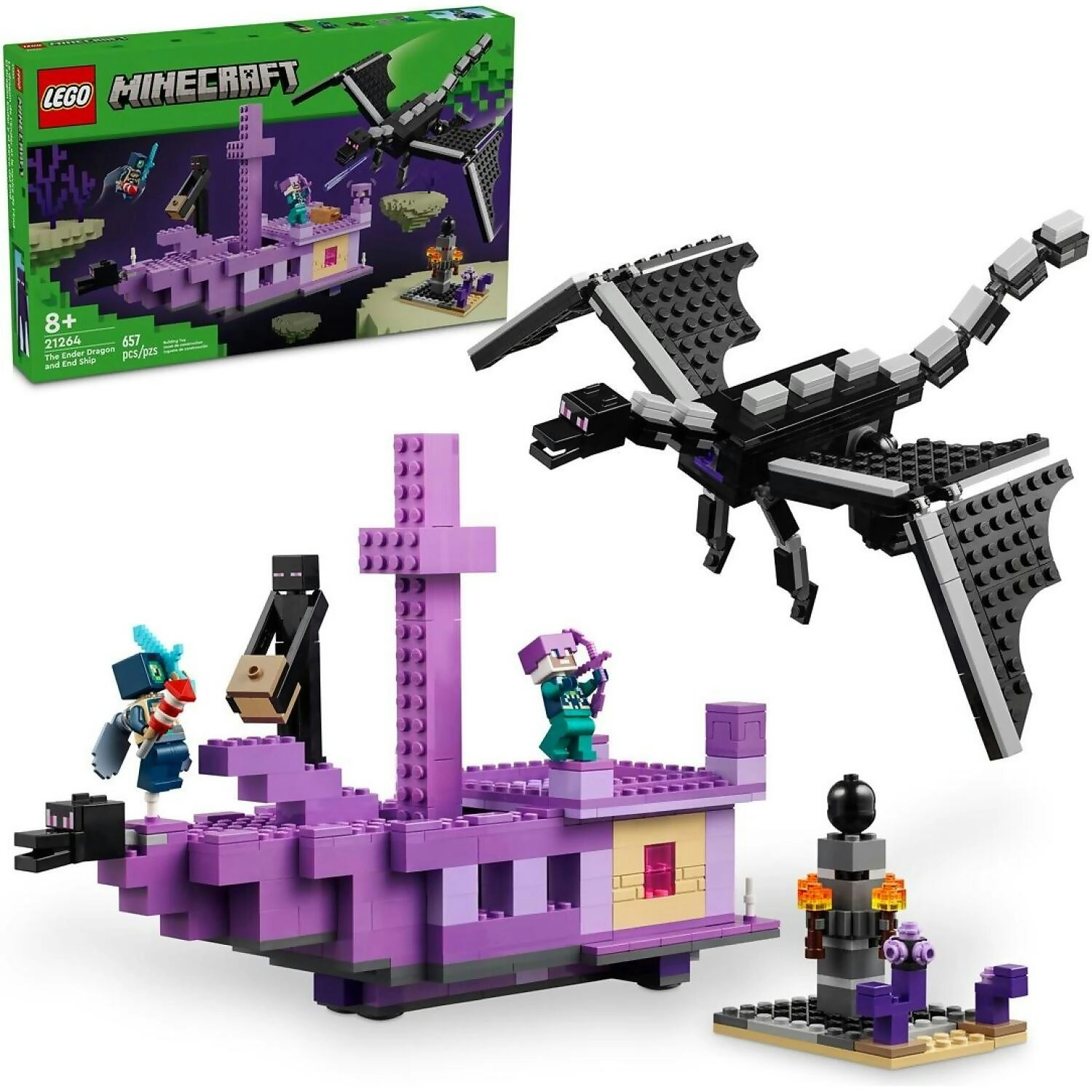 LEGO 21264 The Ender Dragon and End Ship - Minecraft