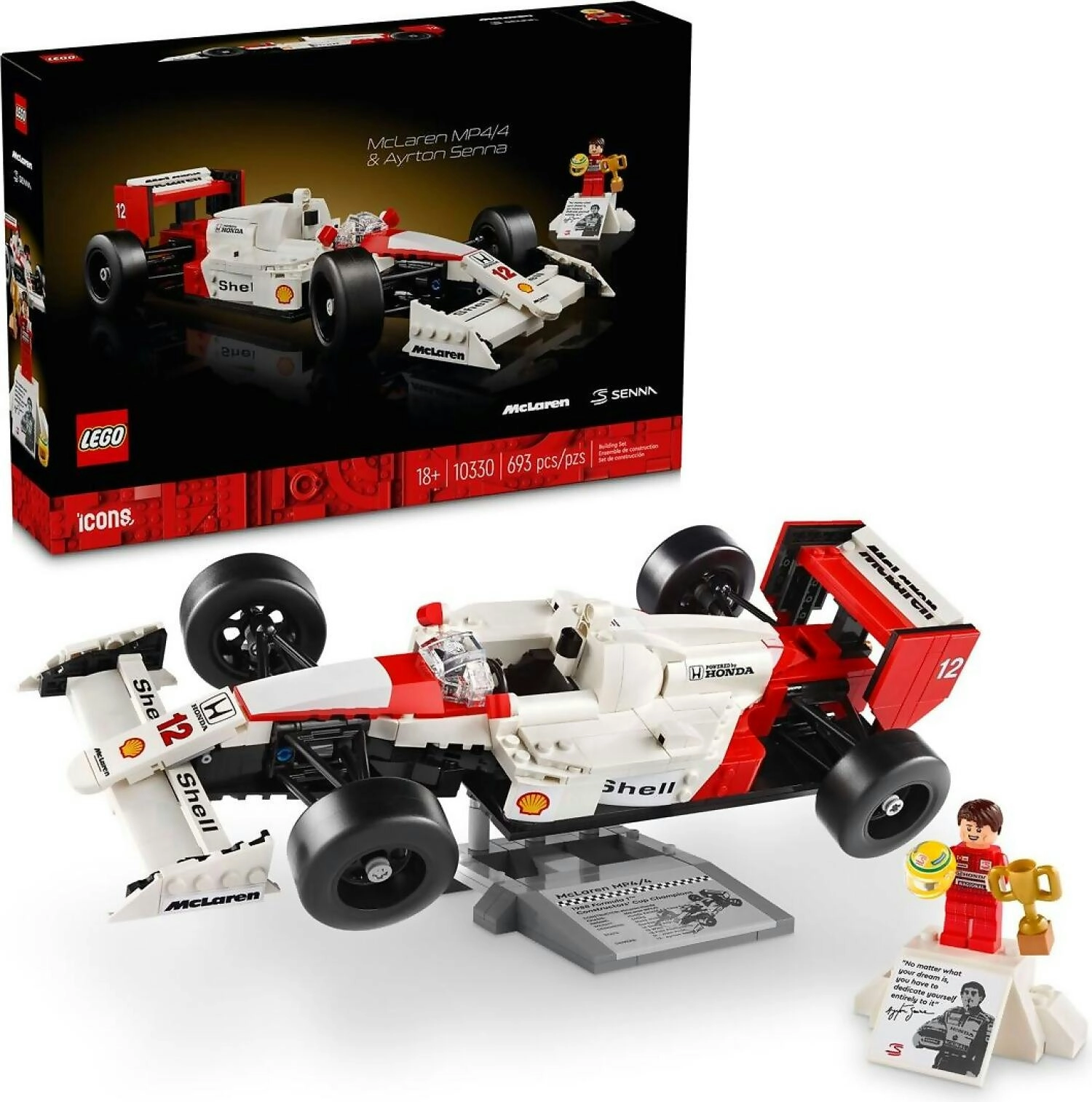 LEGO 10330 McLaren MP4/4 & Ayrton Senna - Icons