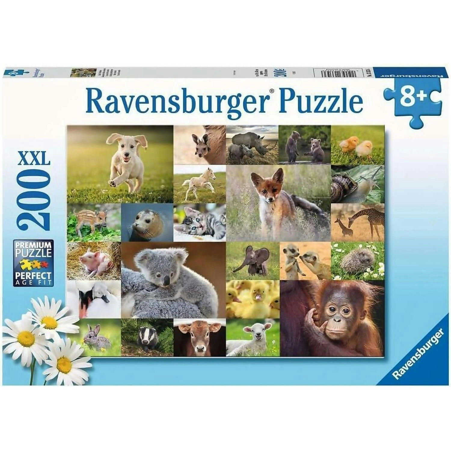 Ravensburger - Cute Baby Animals XXL Jigsaw Puzzle 200pc