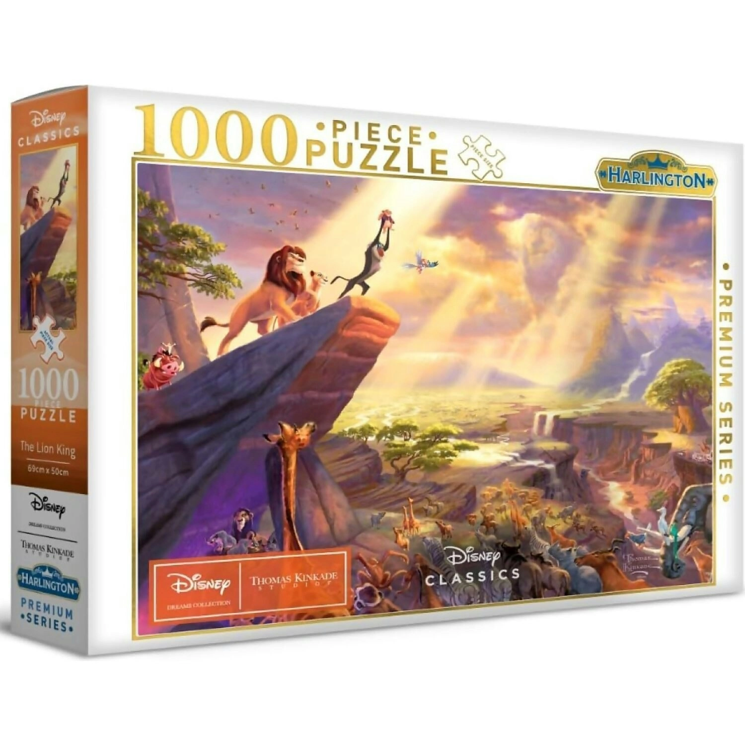 Harlington - Thomas Kinkade Disney The Lion King Jigsaw Puzzle 1000pc