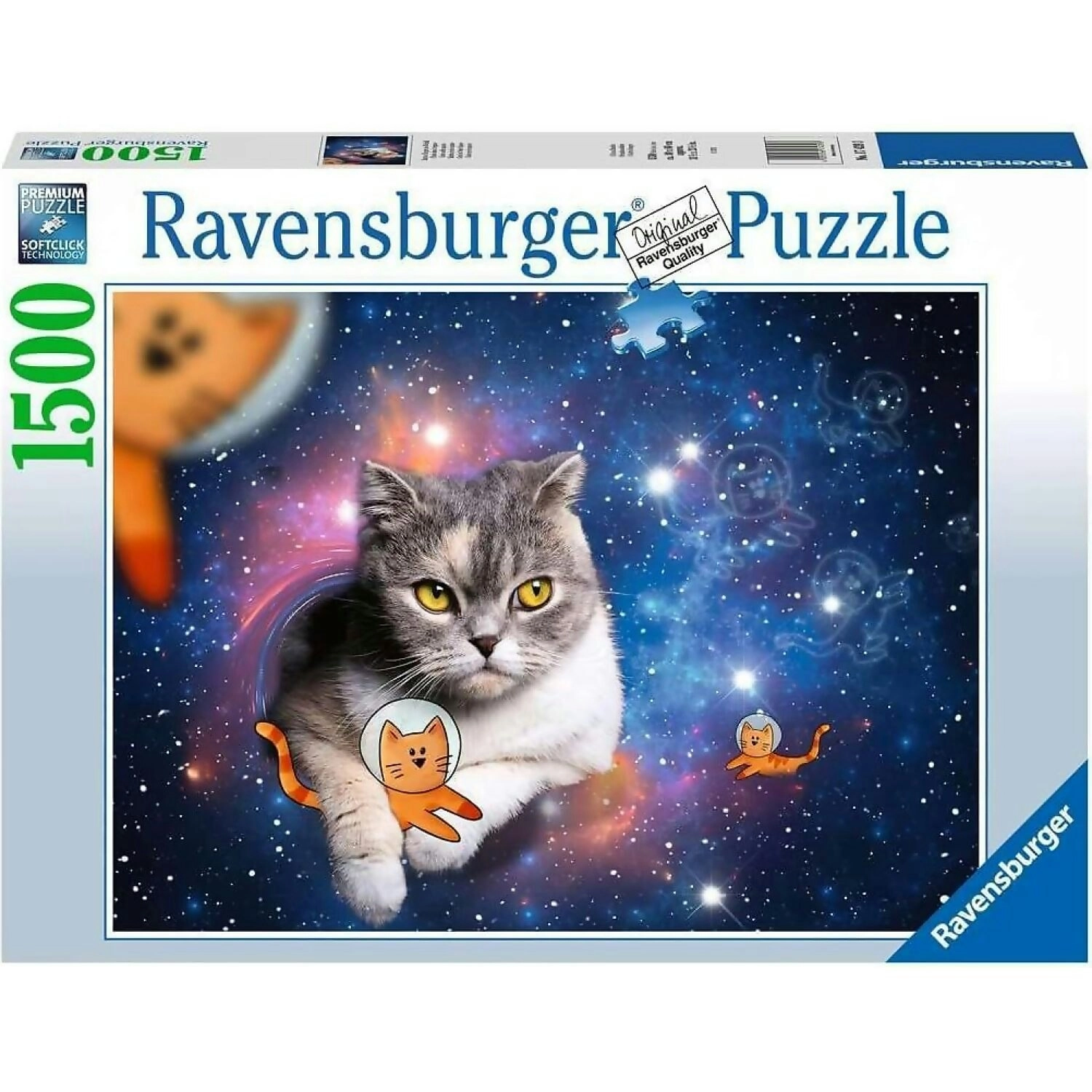 Ravensburger - Cats In Outer Space Jigsaw Puzzle 1500pc