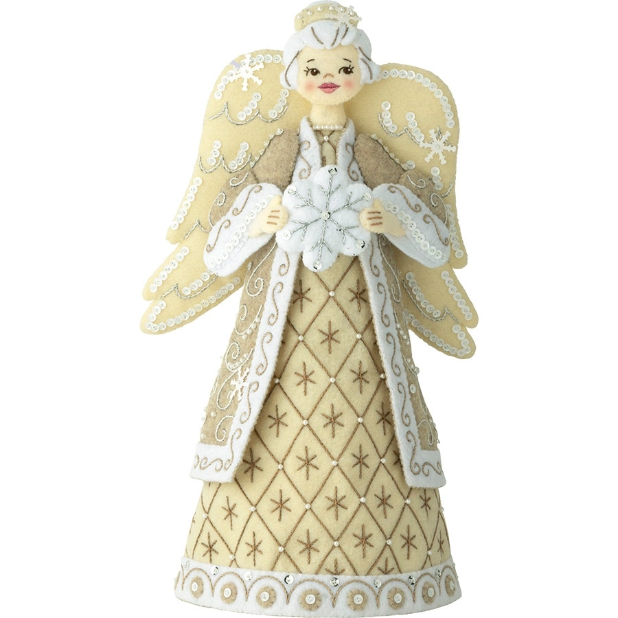 Snowflake Angel Tree Topper- Needlework