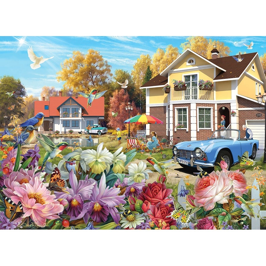 Sunny Yard 500+ pieces- Jigsaws