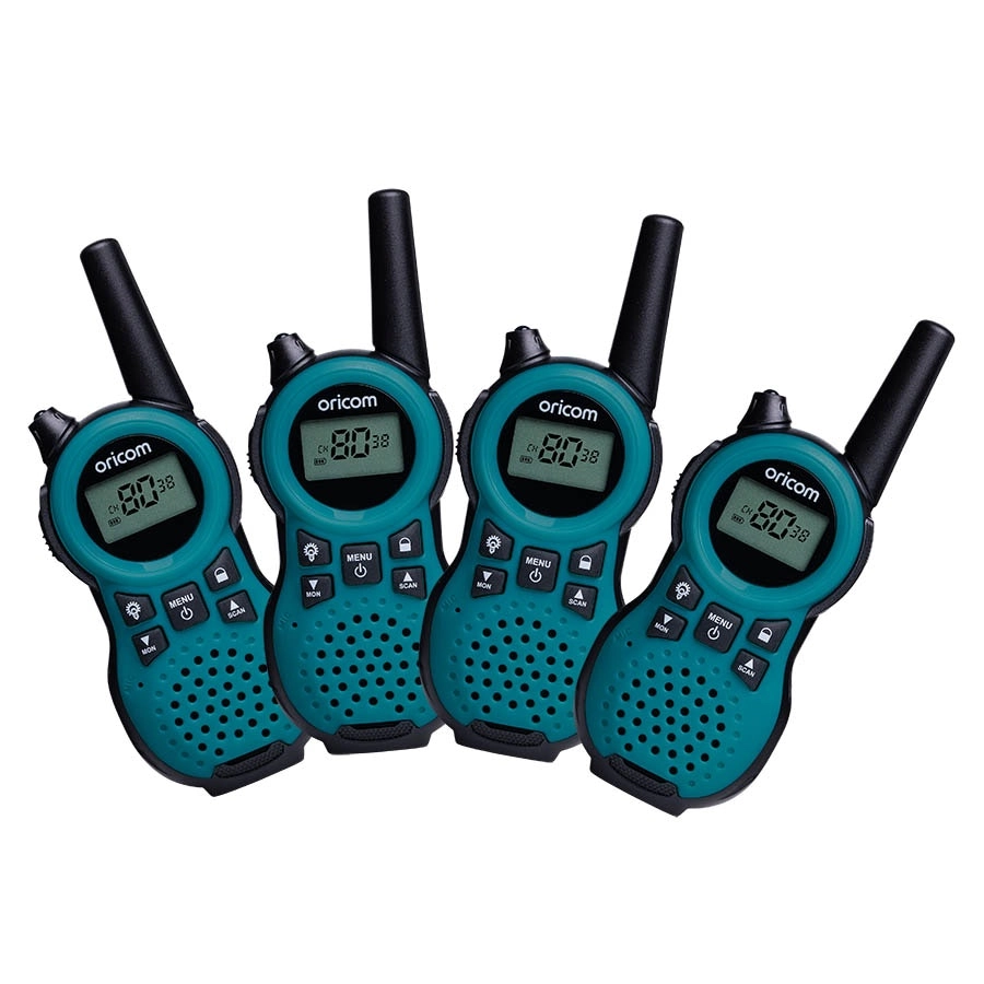 Oricom PMR795BLT 1 Watt Handheld UHF CB Radio Four Pack