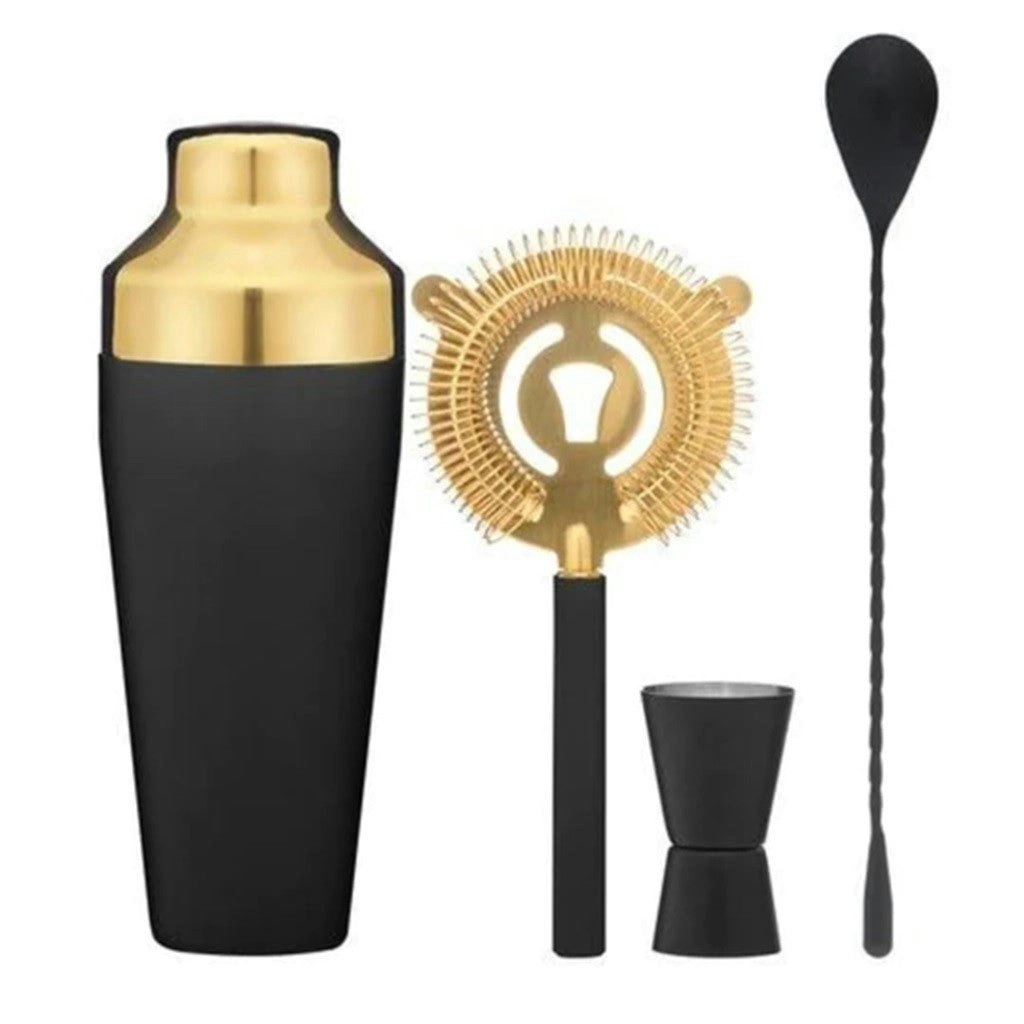 Tempa Tiffany 4pce Cocktail Set Black